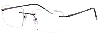 Men Urban Eyeglasses : Mark - Black - SpecSMART Eye Clinic (Diagonal View)
